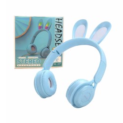 Moxom Wireless Rabbit Headphones MZ-08R with LED light Blue Moxom Wireless Rabbit Headphones MZ-08R with LED light Blue